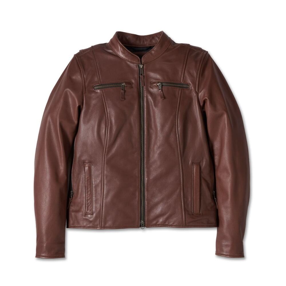 Harley Davidson Womens Linden Leather Riding Jacket